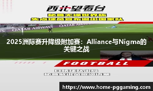 2025洲际赛升降级附加赛:Alliance与Nigma的关键之战